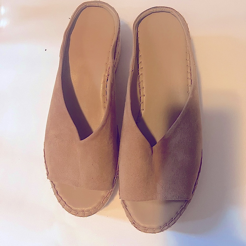 Franco Sarto Suede Mules